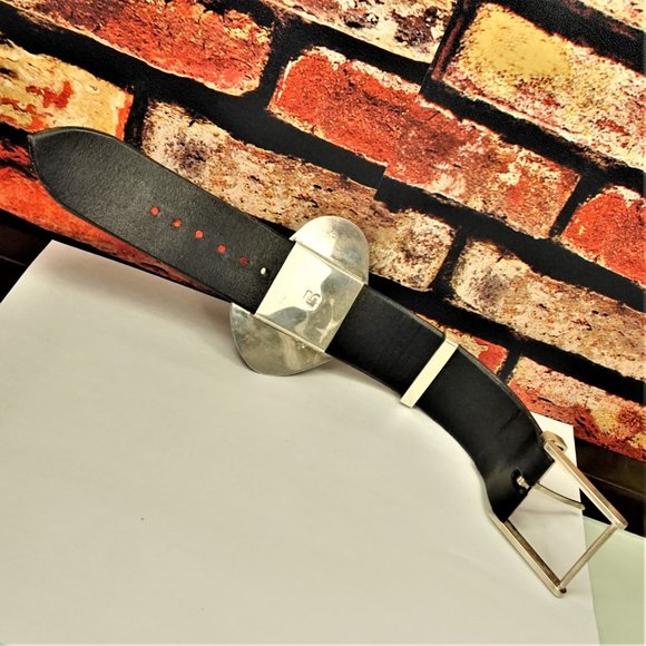 SUPER HUGE AMBER STERLING LEATHER RARE BRACELET 9 BY AMBERMODA UNISEX - Picture 16 of 16